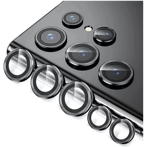 Szkło na obiektyw aparatu Hofi Camring Pro+ Samsung Galaxy S22 Ultra Black