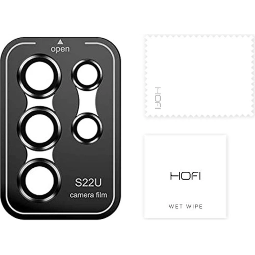 Szkło na obiektyw aparatu Hofi Camring Pro+ Samsung Galaxy S22 Ultra Black