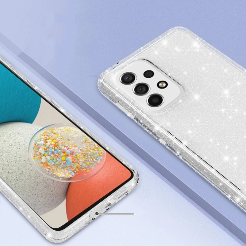 Etui Tech-Protect Glitter Samsung Galaxy A33 5G Clear