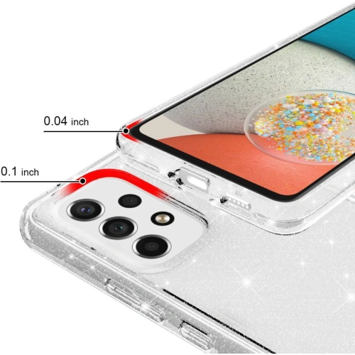 Etui Tech-Protect Glitter Samsung Galaxy A33 5G Clear