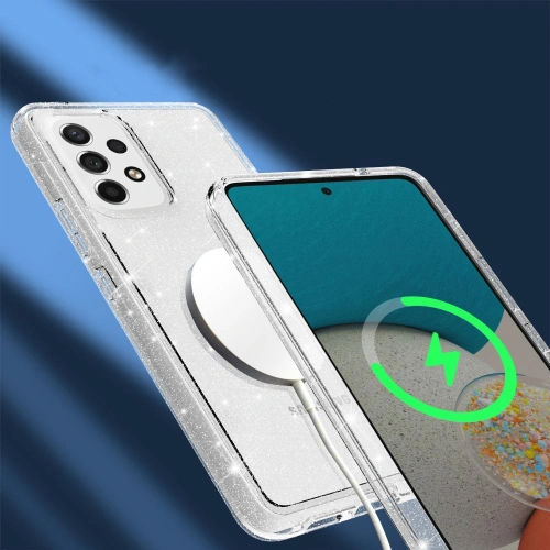 Etui Tech-Protect Glitter Samsung Galaxy A33 5G Clear