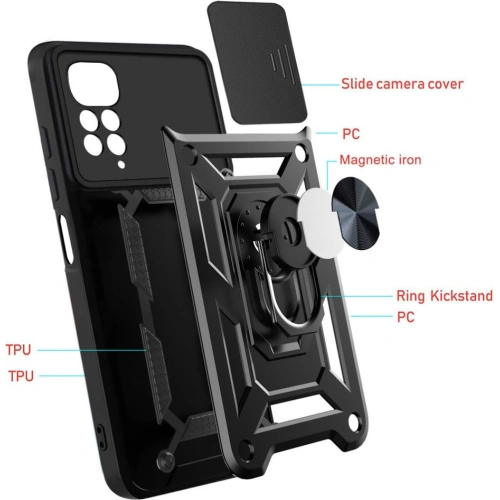 Etui Tech-Protect CamShield Pro Redmi Note 11/11S Black