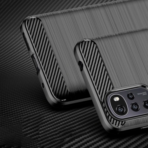 Etui Tech-Protect TPUCarbon Motorola Moto G22 Black