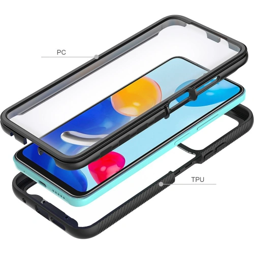 Etui Tech-Protect Defense360 Redmi Note 11/11S Black