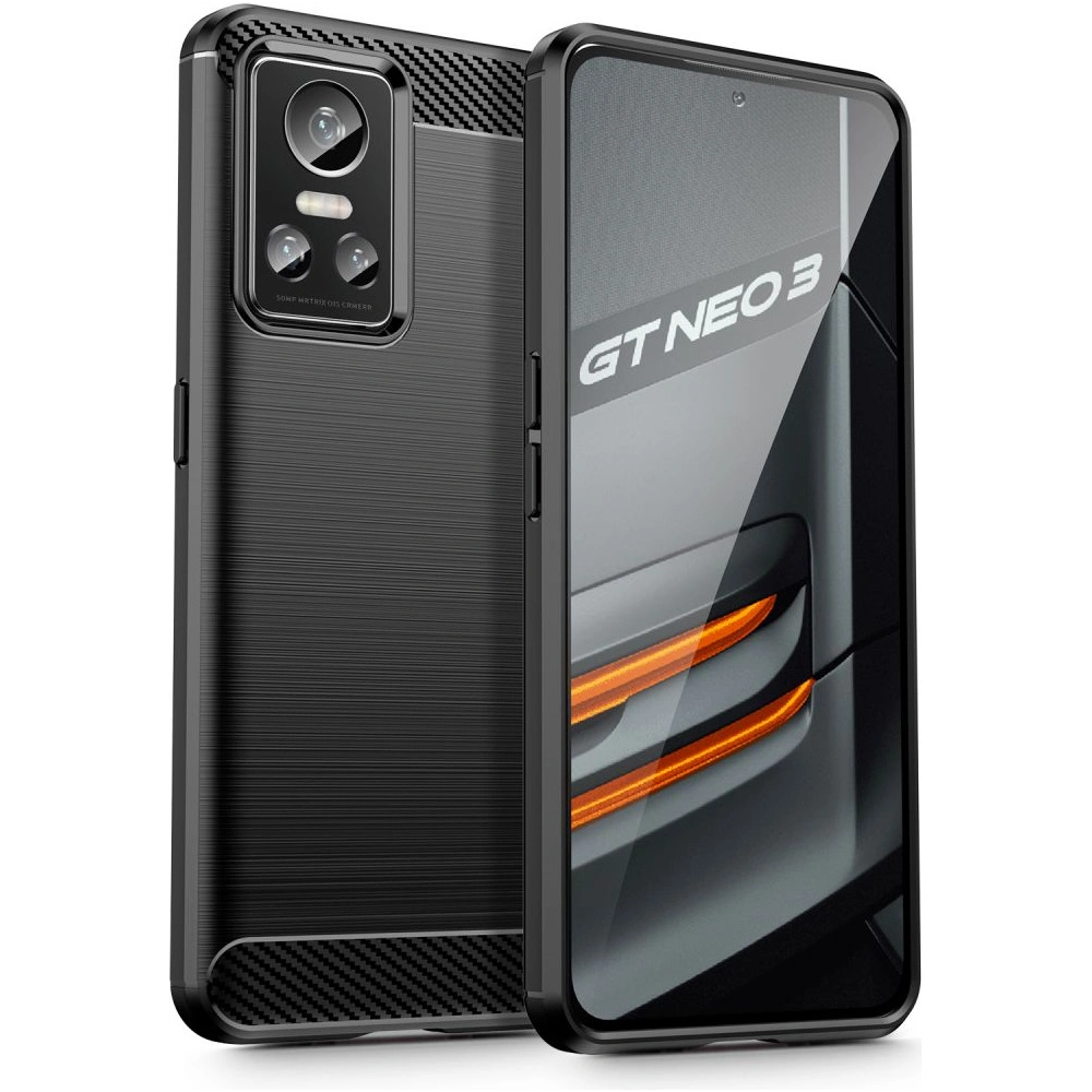 Hurtownia GSM - Etui Tech-Protect TPUCarbon Realme GT Neo 3 Black - THP974BLK - {ean13} - Hurt