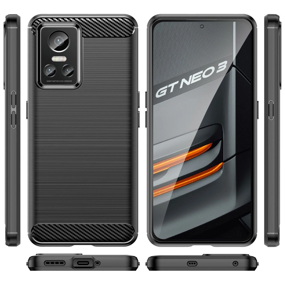 Hurtownia GSM - Etui Tech-Protect TPUCarbon Realme GT Neo 3 Black - THP974BLK - {ean13} - Hurt