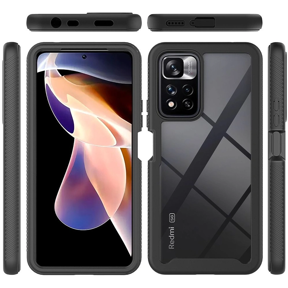 Hurtownia GSM - Etui Tech-Protect Defense360 Redmi Note 11 Pro+ Plus 5G černé - THP977BLK - {ean13} - Hurt