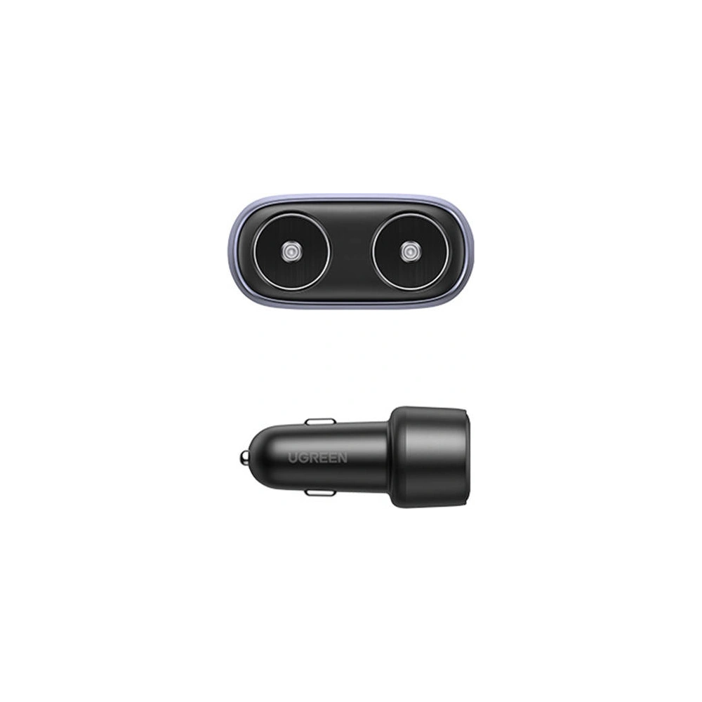 Hurtownia GSM - Automobilová nabíječka UGREEN CD252 se dvěma zásuvkami na zapalovač, USB + USB-C, 120W (šedá) - UGR1216GRY - {ean13} - Hurt