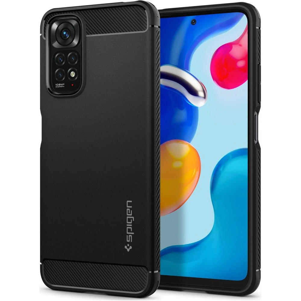 Hurtownia GSM - Etui Spigen Rugged Armor Redmi Note 11/11S Matná Černá - SPN2224BLK - {ean13} - Hurt
