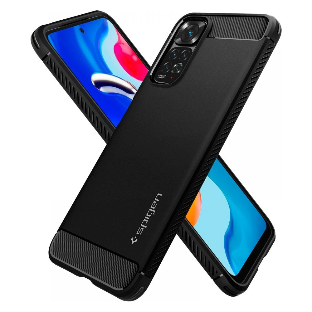 Hurtownia GSM - Etui Spigen Rugged Armor Redmi Note 11/11S Matná Černá - SPN2224BLK - {ean13} - Hurt