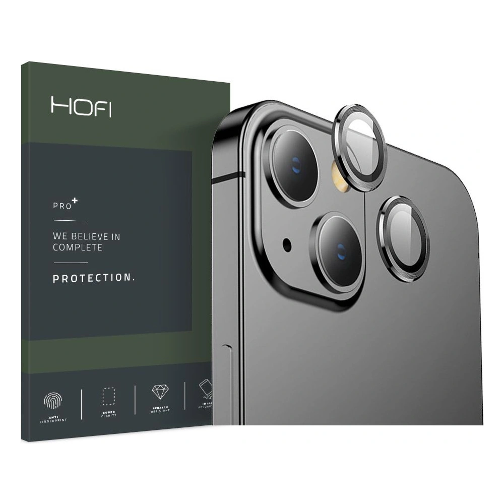 Hurtownia GSM - Sklo na objektiv fotoaparátu Hofi Camring Pro+ Apple iPhone 13/13 mini Black - HOFI220BLK - {ean13} - Hurt