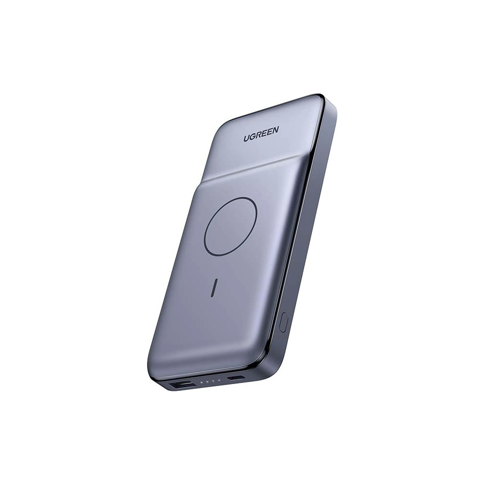 Hurtownia GSM - Powerbank z ładowaniem indukcyjnym UGREEN PB195, 10000mAh, 20W+10W, USB + USB-C (srebrny) - UGR1217SLV - {ean13} - Hurt
