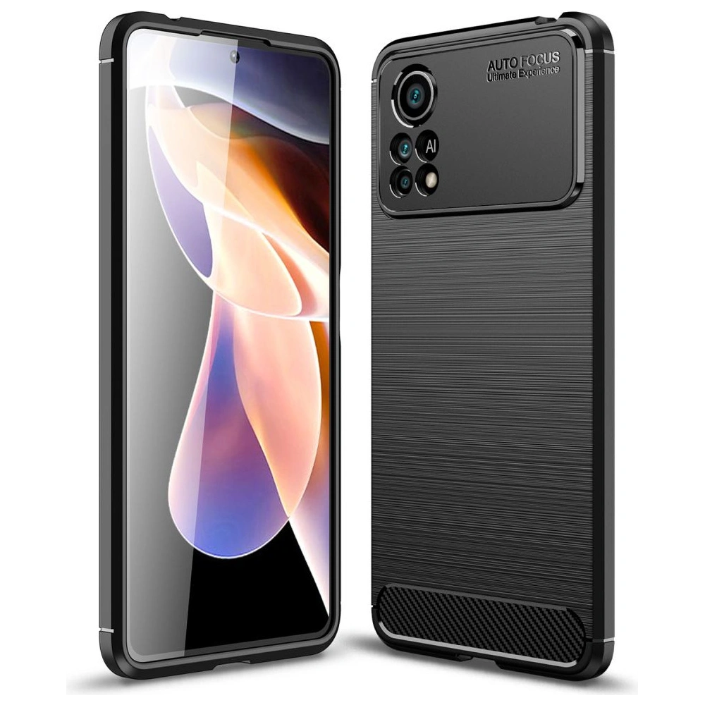 Hurtownia GSM - Etui Tech-Protect TPUCarbon POCO X4 Pro 5G Černá - THP981BLK - {ean13} - Hurt