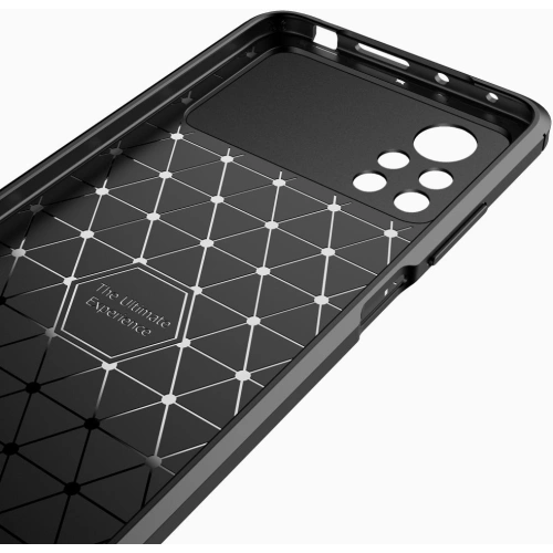 Etui Tech-Protect TPUCarbon POCO X4 Pro 5G Black