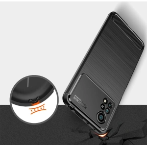 Hurtownia GSM - Etui Tech-Protect TPUCarbon POCO X4 Pro 5G Black - THP981BLK - {ean13} - Hurt