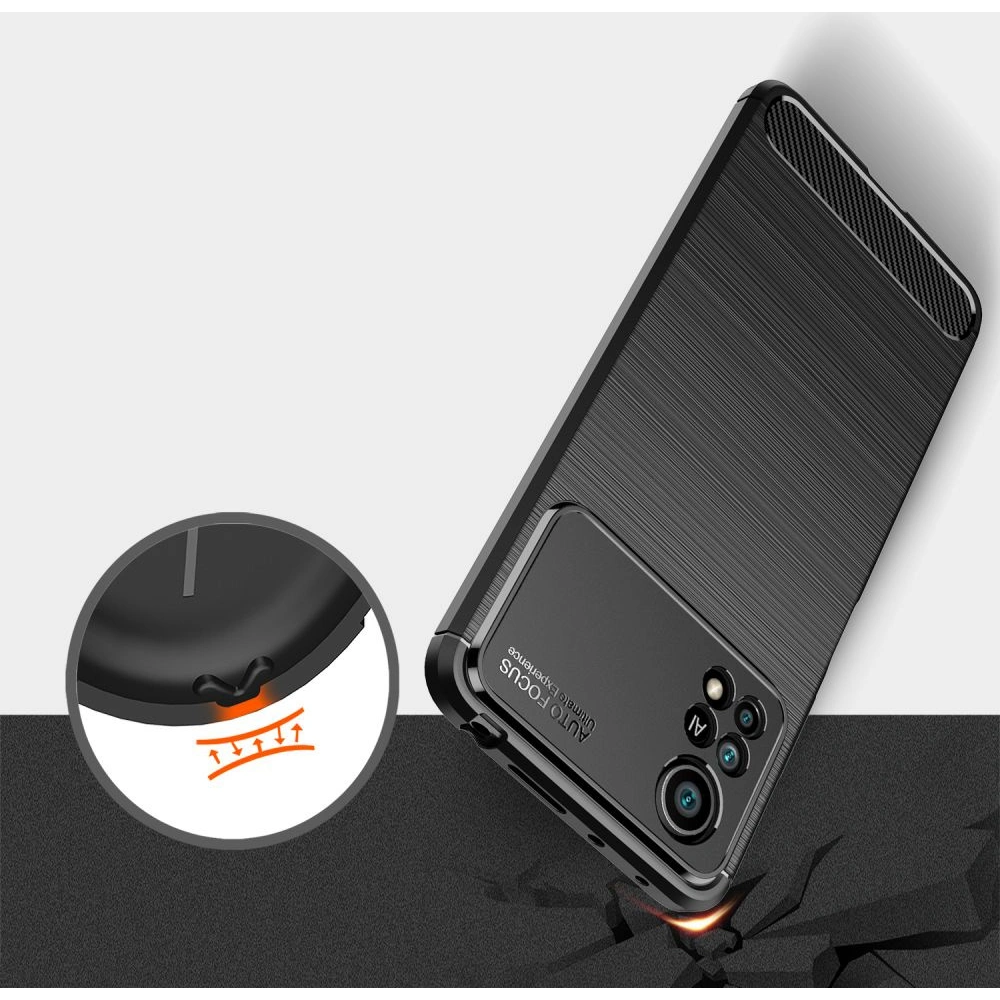 Hurtownia GSM - Etui Tech-Protect TPUCarbon POCO X4 Pro 5G Černá - THP981BLK - {ean13} - Hurt