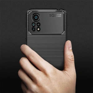 Tech-Protect TPUCarbon POCO X4 Pro 5G Black