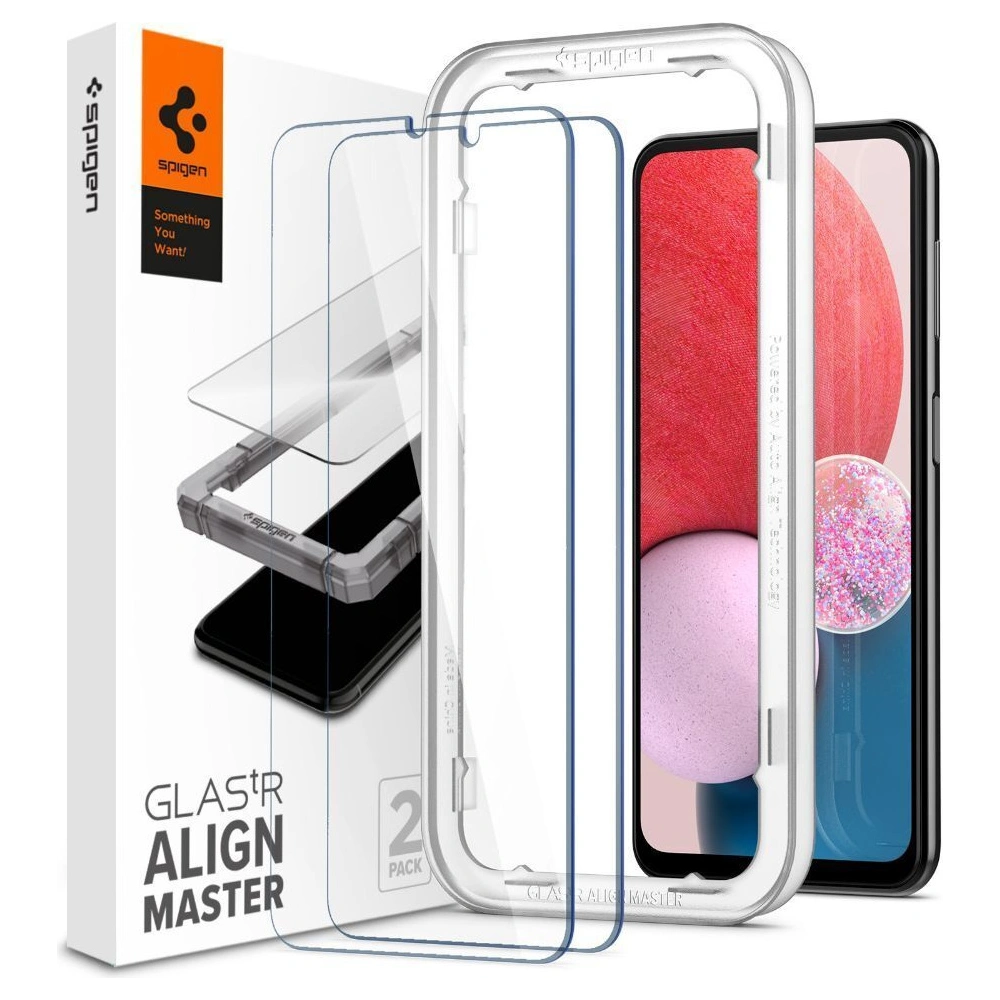 Hurtownia GSM - Tvrzené sklo Spigen GLAS.tR Slim AlignMaster Samsung Galaxy A13 LTE Clear [2 PACK] - SPN2225CL - {ean13} - Hurt