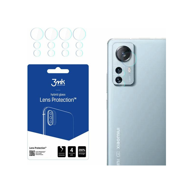 Hurtownia 3MK - 5903108470865 - 3MK2984 - Szkło hybrydowe na obiektyw aparatu 3MK Lens Protection Xiaomi 12 Lite [4 PACK] - B2B homescreen