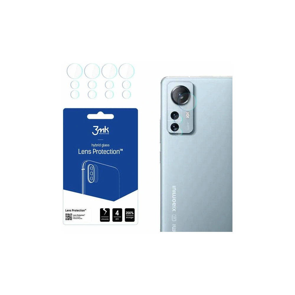 Hurtownia GSM - Hybridní sklo na objektiv fotoaparátu 3MK Lens Protection Xiaomi 12 Lite [4 PACK] - 3MK2984 - {ean13} - Hurt