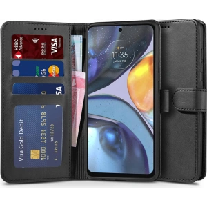 Hurtownia GSM - Case Tech-Protect Wallet Motorola Moto G22 Schwarz - THP984BLK - {ean13} - Hurt