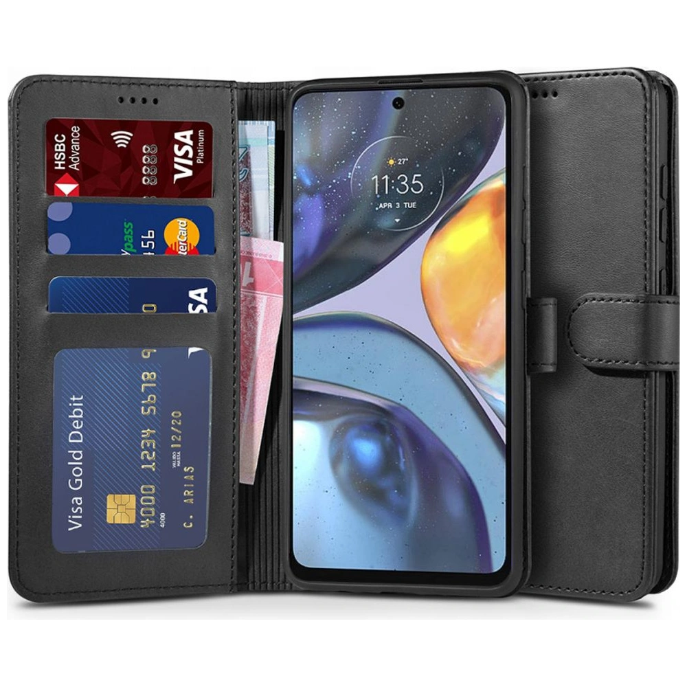 Hurtownia GSM - Etui Tech-Protect Wallet Motorola Moto G22 Černá - THP984BLK - {ean13} - Hurt