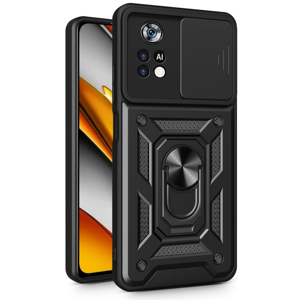 Hurtownia GSM - Etui Tech-Protect CamShield Pro POCO X4 Pro 5G Černé - THP985BLK - {ean13} - Hurt