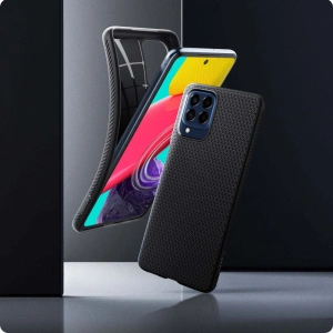 Hurtownia GSM - Case Spigen Liquid Air Samsung Galaxy M53 5G Matte Schwarz - SPN2226BLK - {ean13} - Hurt
