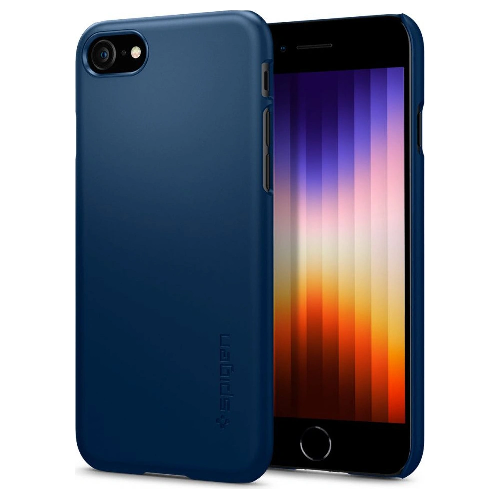 Hurtownia GSM - Etui Spigen Thin Fit Apple iPhone SE 2022/SE 2020/8/7 námořnická modř - SPN2227BLU - {ean13} - Hurt