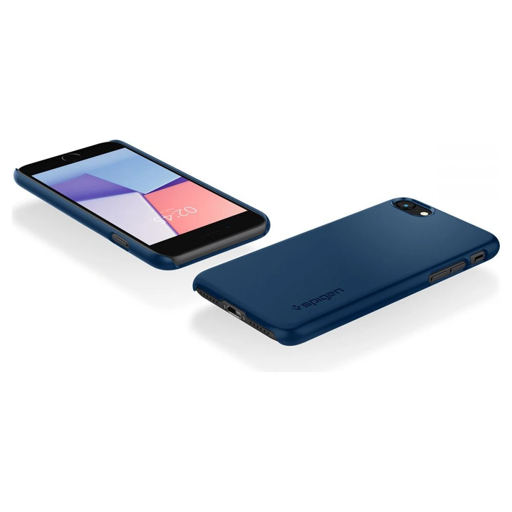Hurtownia GSM - Etui Spigen Thin Fit Apple iPhone SE 2022/SE 2020/8/7 námořnická modř - SPN2227BLU - {ean13} - Hurt