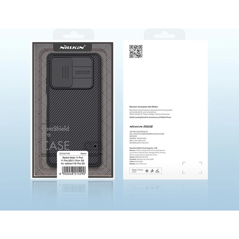 Hurtownia GSM - Etui Nillkin Camshield Pro Redmi Note 11 Pro LTE/5G Modrá - NLK356BLU - {ean13} - Hurt