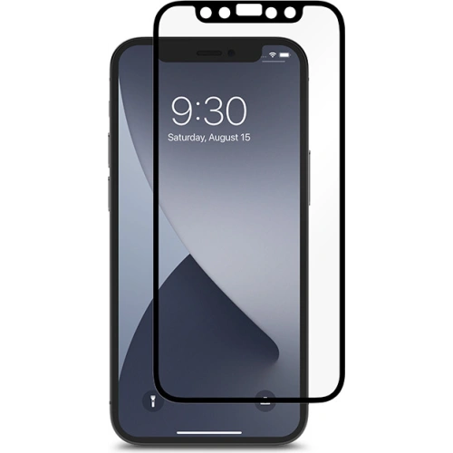 Matowa folia ochronna Moshi iVisor AG Apple iPhone 12 mini (czarna ramka)