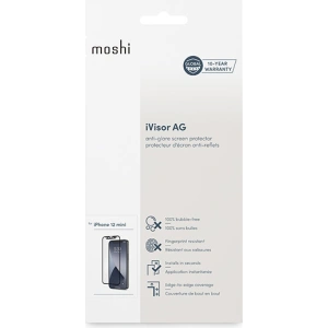 Wholesale Moshi iVisor AG - Matte Protective Film Apple iPhone 12 mini Screen (Black Frame) - MOSH224BLK - {ean13} - Hurt