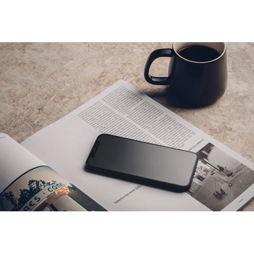 Matowa folia ochronna Moshi iVisor AG Apple iPhone 12 mini (czarna ramka)