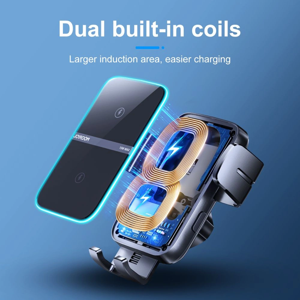 Hurtownia GSM - Upevnění do auta s indukční nabíječkou Joyroom JR-ZS246 Upevnění na palubní desku bezdrátová nabíječka 15W černá - JYR086BLK - {ean13} - Hurt