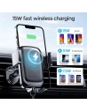 Hurtownia GSM - Uchyt do auta s indukční nabíječkou Joyroom JR-ZS243 Air Vent Car Mount Wireless Charger 15W Černý - JYR087BLK - {ean13} - Hurt