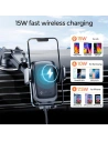 Wholesale Joyroom JR-ZS243 Dashboard Car Mount Wireless Charger 15W Black - JYR088BLK - {ean13} - Hurt