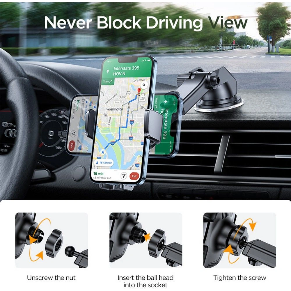 Hurtownia GSM - Upevnění do auta s indukční nabíječkou Joyroom JR-ZS243 Dashboard Car Mount Wireless Charger 15W Black - JYR088BLK - {ean13} - Hurt