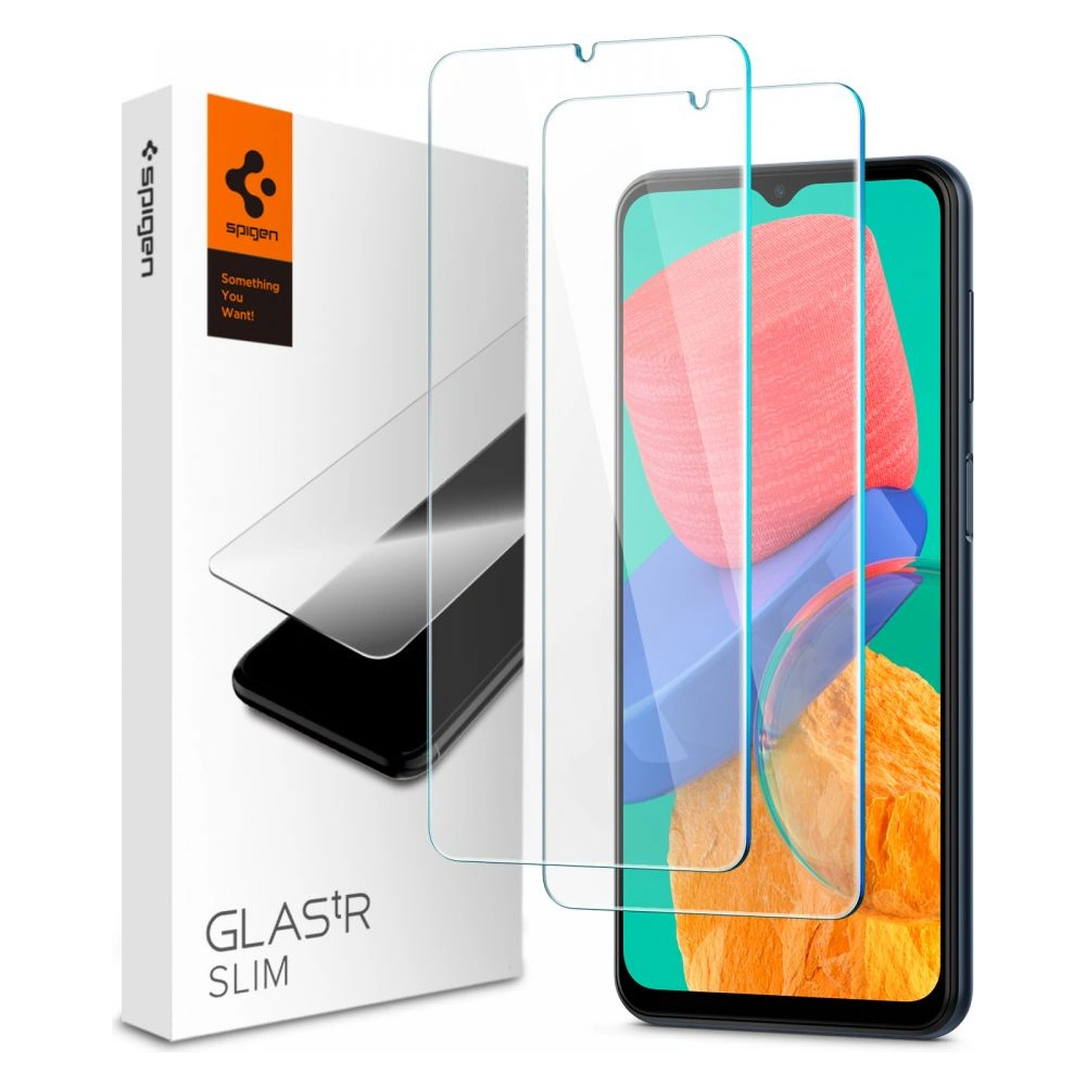 Hurtownia GSM - Tvrzené sklo Spigen GLAS.tR Slim Samsung Galaxy M23 5G/M33 5G [2 PACK] - SPN2229 - {ean13} - Hurt