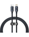 Kabel USB-C do Lightning Baseus Crystal, 20W, PD, 1.2m (czarny)