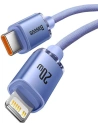 Hurtownia GSM - Kabel USB-C do Lightning Baseus Crystal, 20W, PD, 2m (fioletowy) - BSU3225VIO - {ean13} - Hurt