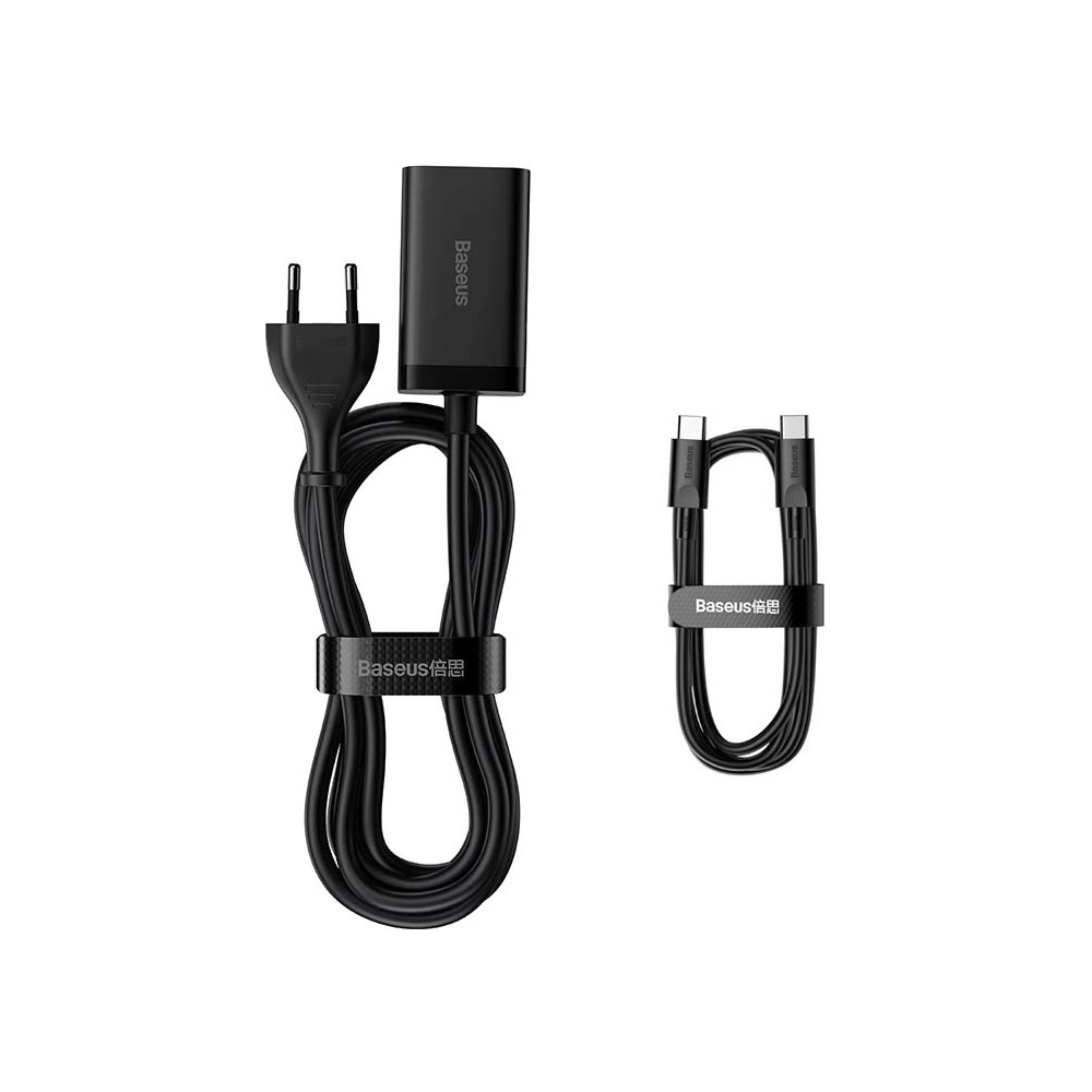 Hurtownia GSM - Síťová nabíječka Baseus GaN3 Pro, 2x USB-C, 2x USB, 65W (černá) - BSU3226BLK - {ean13} - Hurt