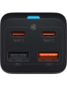 Hurtownia GSM - Síťová nabíječka Baseus GaN3 Pro, 2x USB-C, 2x USB, 65W (černá) - BSU3226BLK - {ean13} - Hurt