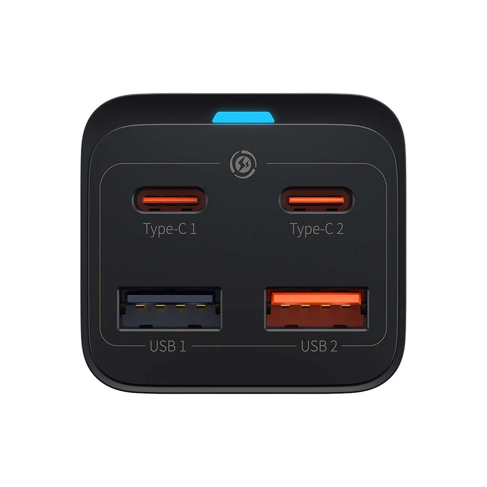 Hurtownia GSM - Síťová nabíječka Baseus GaN3 Pro, 2x USB-C, 2x USB, 65W (černá) - BSU3226BLK - {ean13} - Hurt