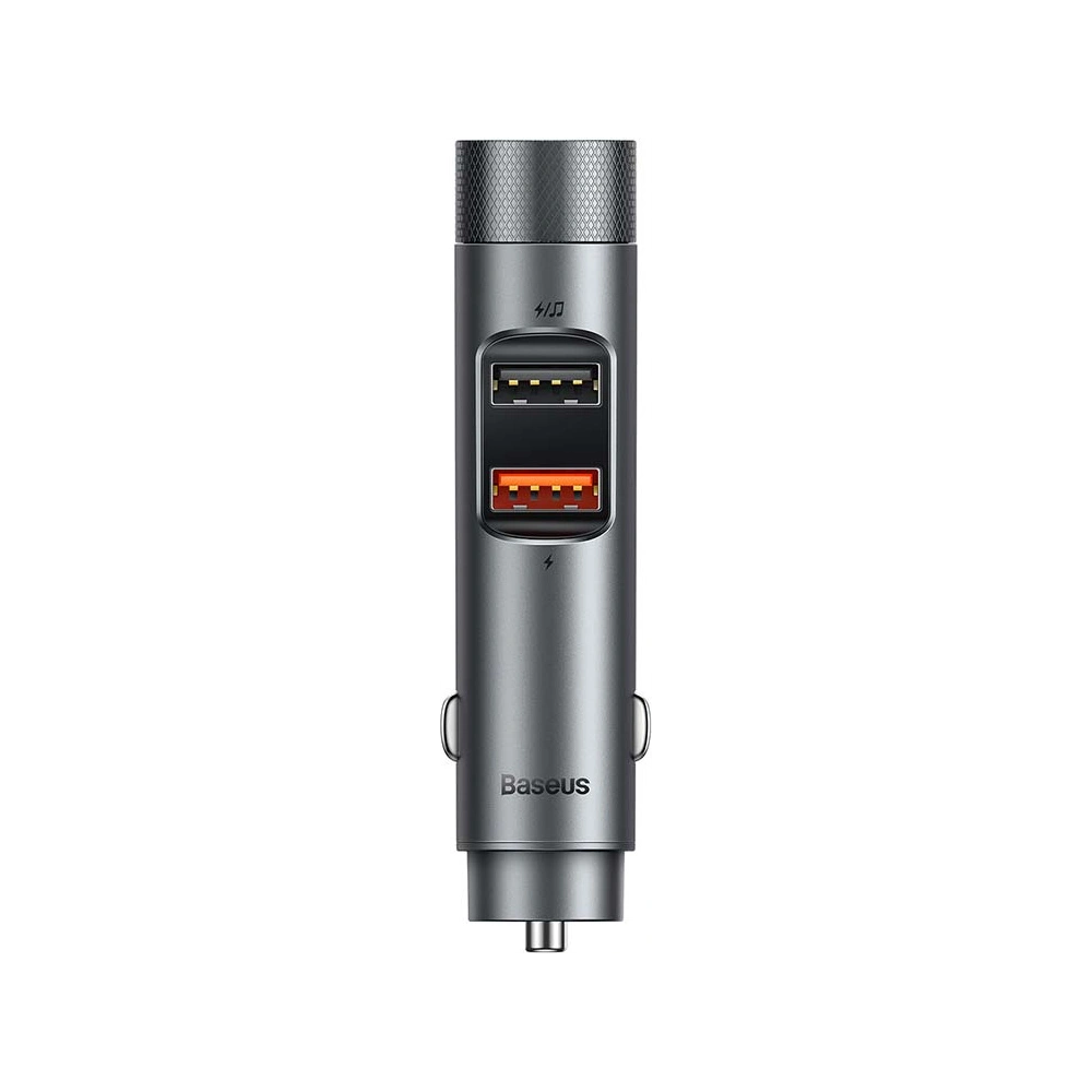 Hurtownia GSM - Transmiter FM Baseus Energy Column Pro, Bluetooth 5.0, 2x USB, 30W (šedý) - BSU3227GRY - {ean13} - Hurt