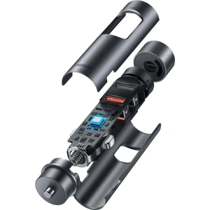 Hurtownia GSM - Transmiter FM Baseus Energy Column Pro, Bluetooth 5.0, 2x USB, 30W (šedý) - BSU3227GRY - {ean13} - Hurt