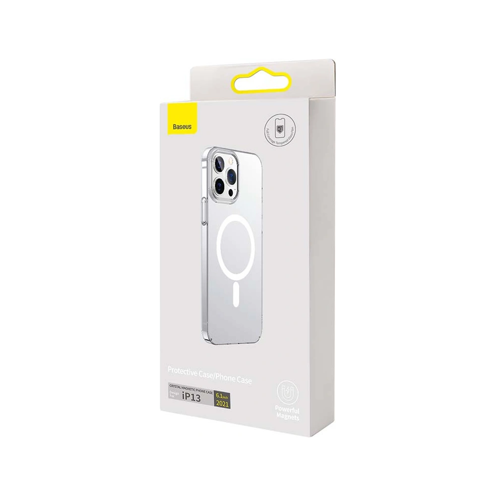 Hurtownia GSM - Etui Baseus Crystal Magnetic Apple iPhone 13/13 Pro (przezroczyste) - BSU3228CL - {ean13} - Hurt