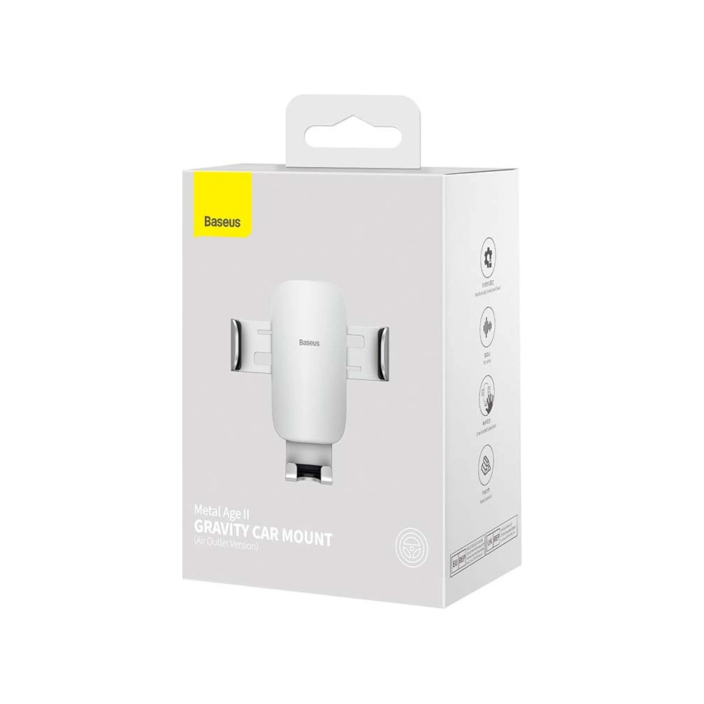 Wholesale Baseus Metal Age II Air Vent Car Holder (silver) - BSU3230SLV - {ean13} - Hurt