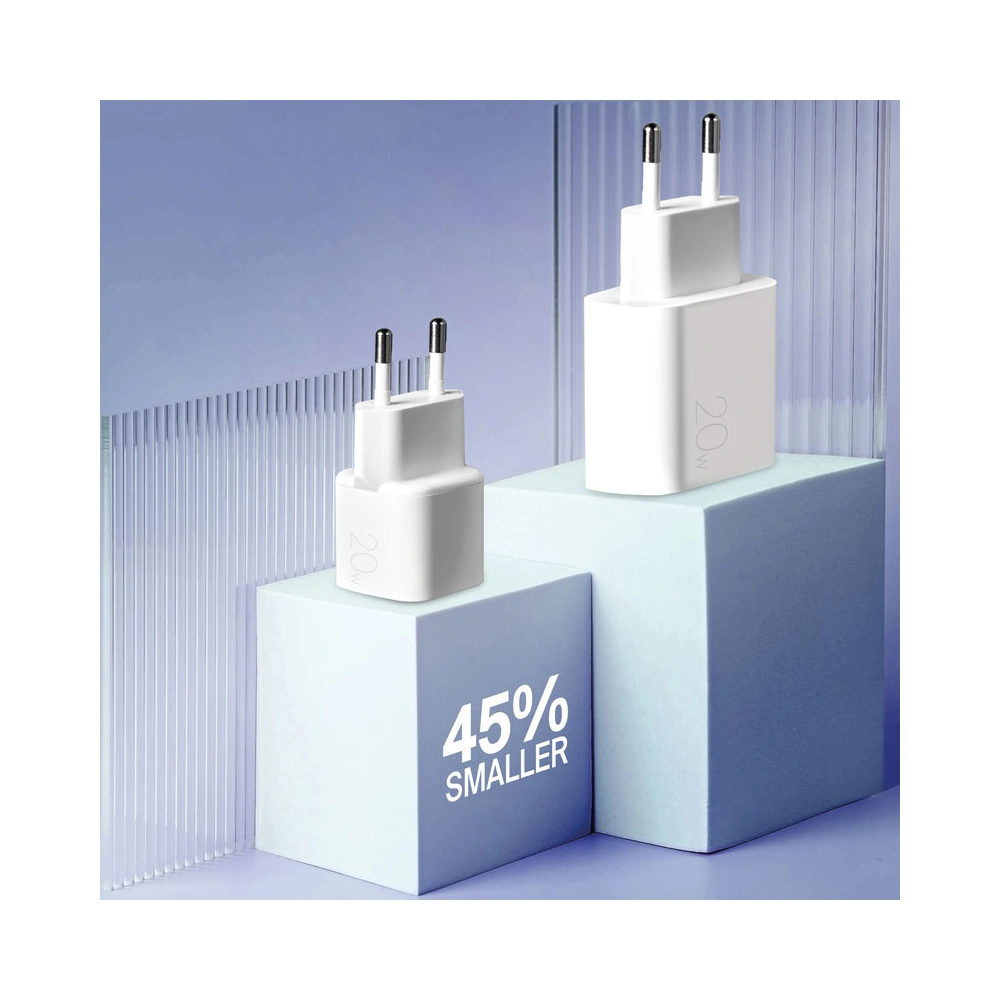 Hurtownia GSM - Nabíječka PURO Super Mini Fast Wall Charger USB-C Power Delivery 20W (bílá) - PUR564WHT - {ean13} - Hurt