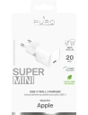 Hurtownia GSM - Ładowarka sieciowa PURO Super Mini Fast Wall Charger USB-C Power Delivery 20W (biały) - PUR564WHT - {ean13} - Hurt